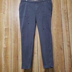 MAURICES Women’s Weekender Pants Gray Sz 18W  Drawstring Elastic Waist